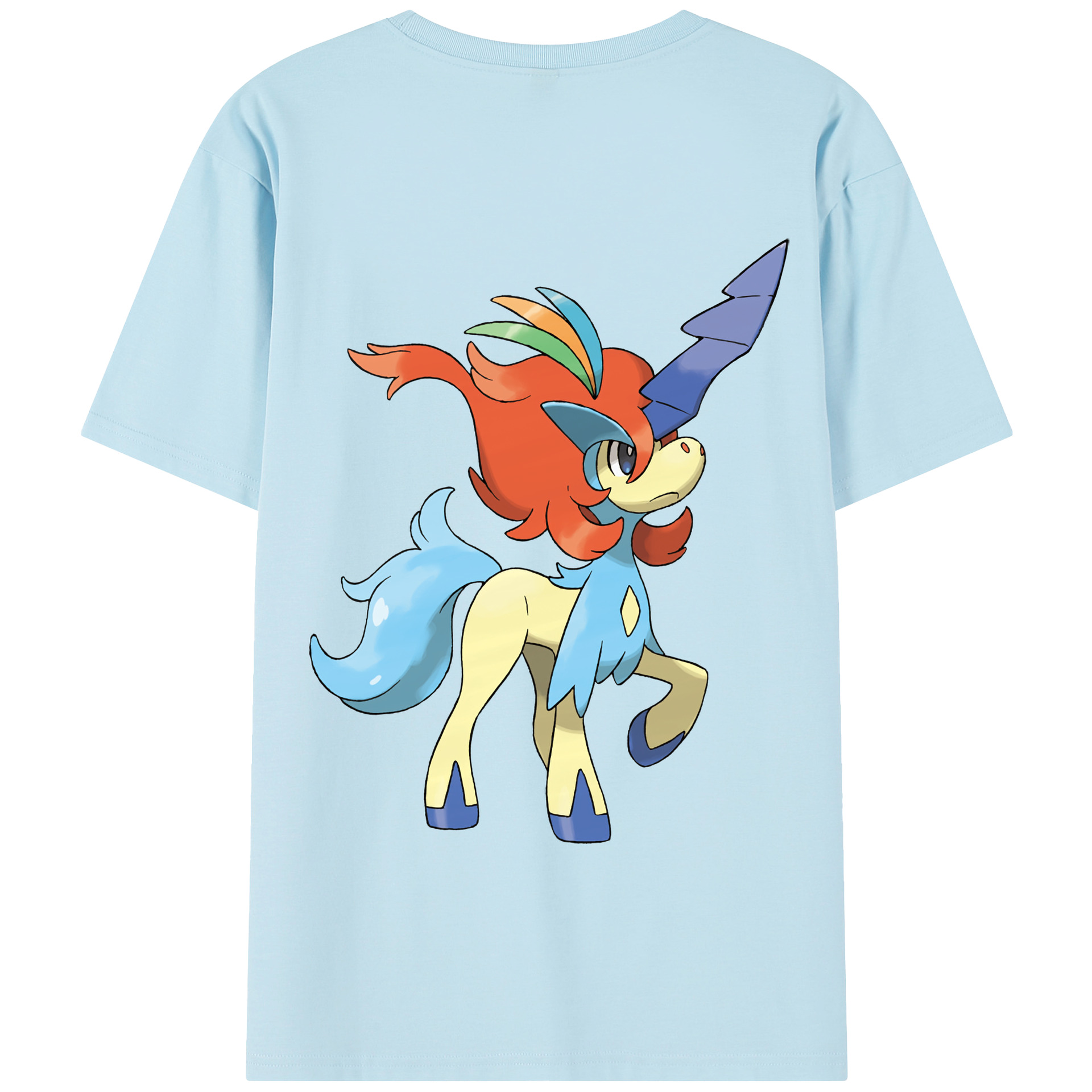 （画像用） ポケットモンスター Pokémon 綿100％半袖Tシャツ（背面プリント）
